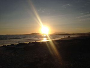 Sunset on Island Isabel