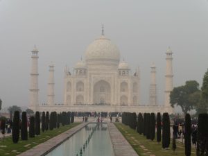 The Taj Mahal in Agra within The Golden Triangle of India