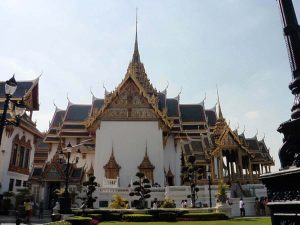 A building at The Grand Palace in Bangkok, Thailand