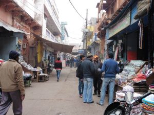 A side street in New Delhi 